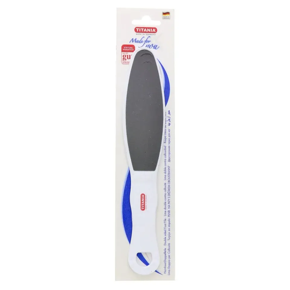 Titania Fußffeile doppelseitig grob fein 23 cm