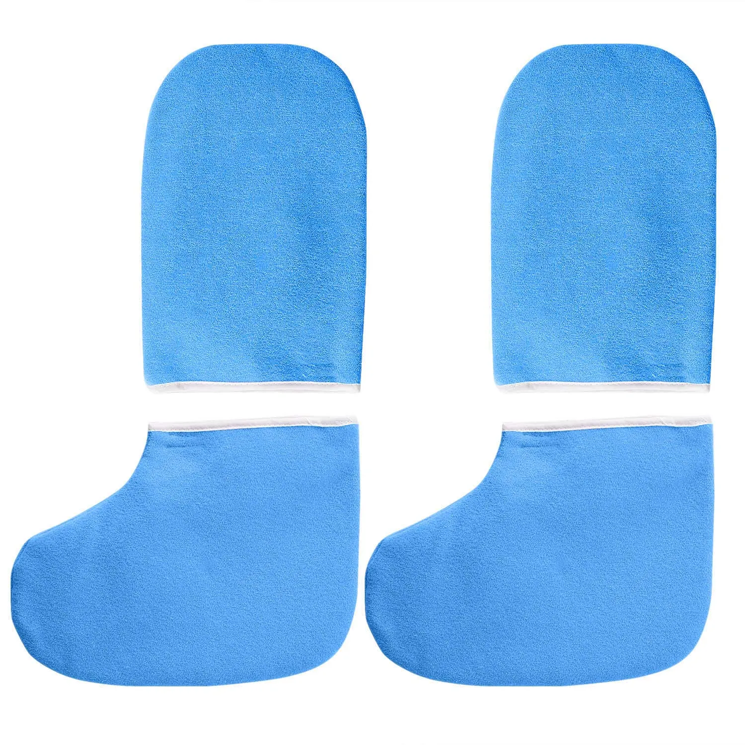 Noverlife Paraffin Handschuhe Füßlinge Set Baumwolle