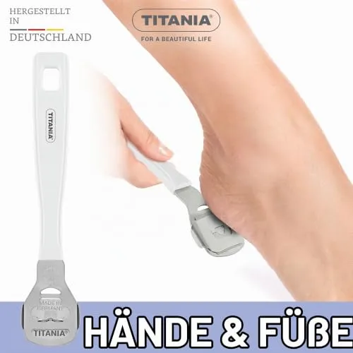 Titania Hornhauthobel Kunststoff mit Ersatzklinge