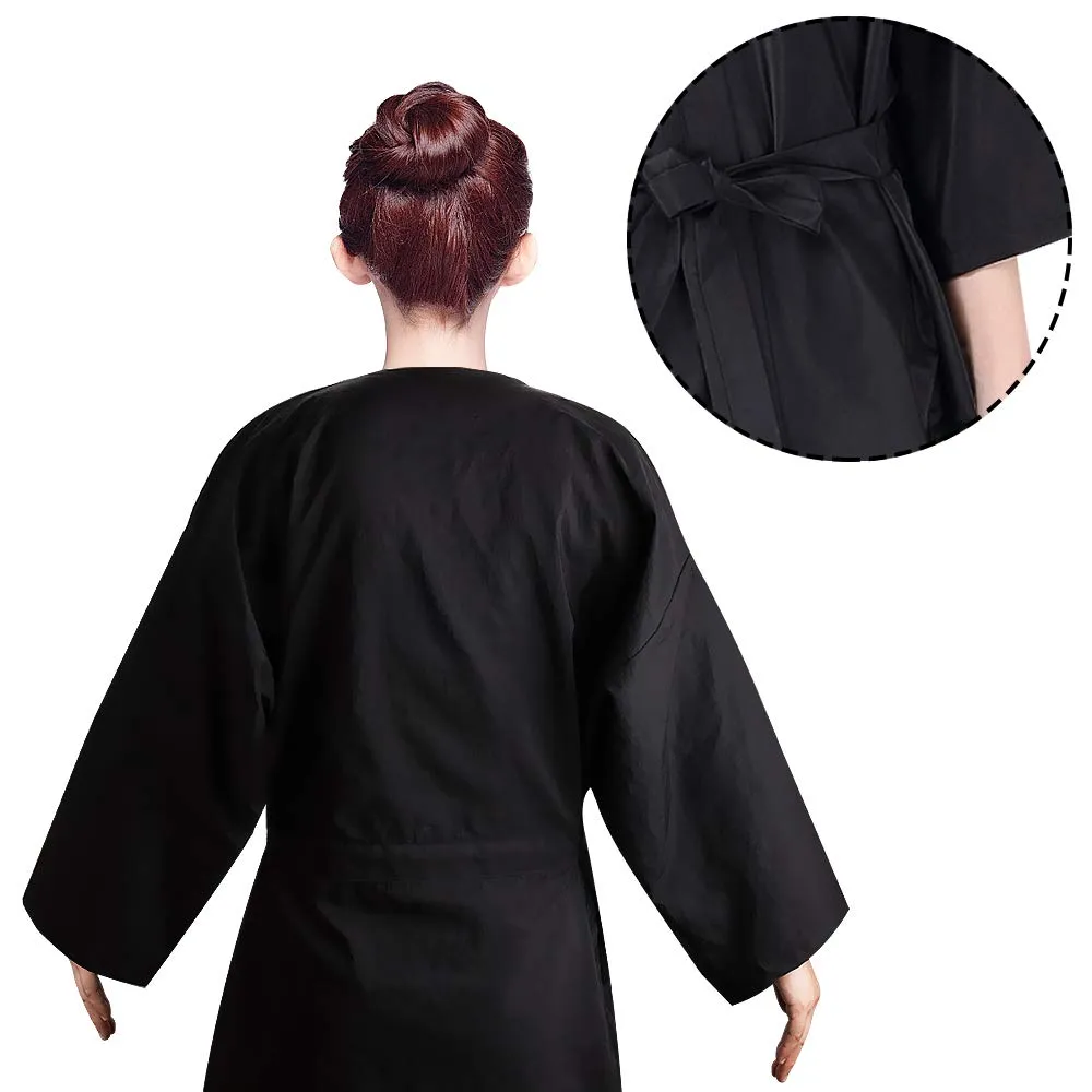 Noverlife Spa Kimono Kundenumhang schwarz Einheitsgröße