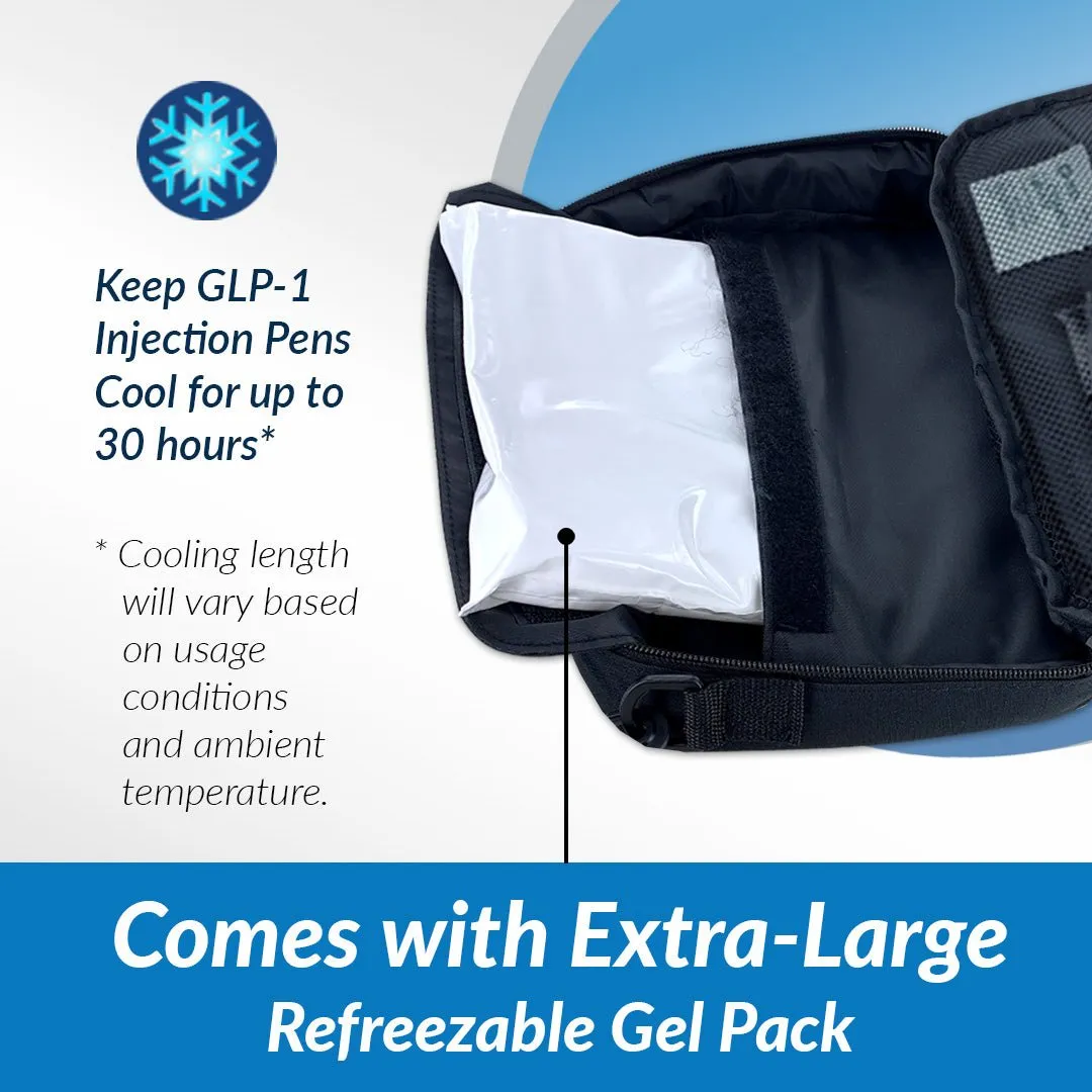 Medicool GLP-1 Kühltasche Groß mit Kühlakku