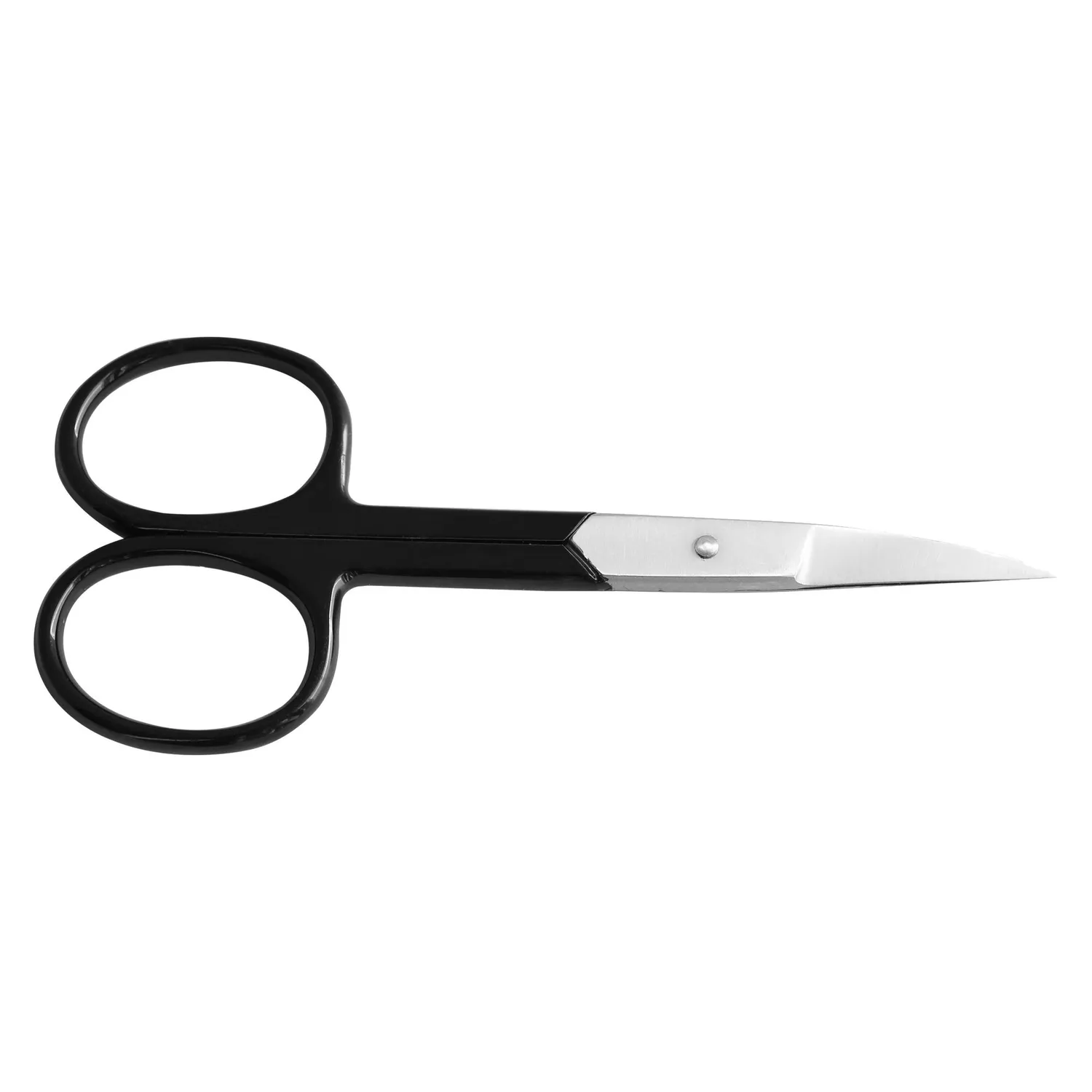 K-Pro Nagelschere Gebogen Spitz Edelstahl Schwarz 10,4 cm