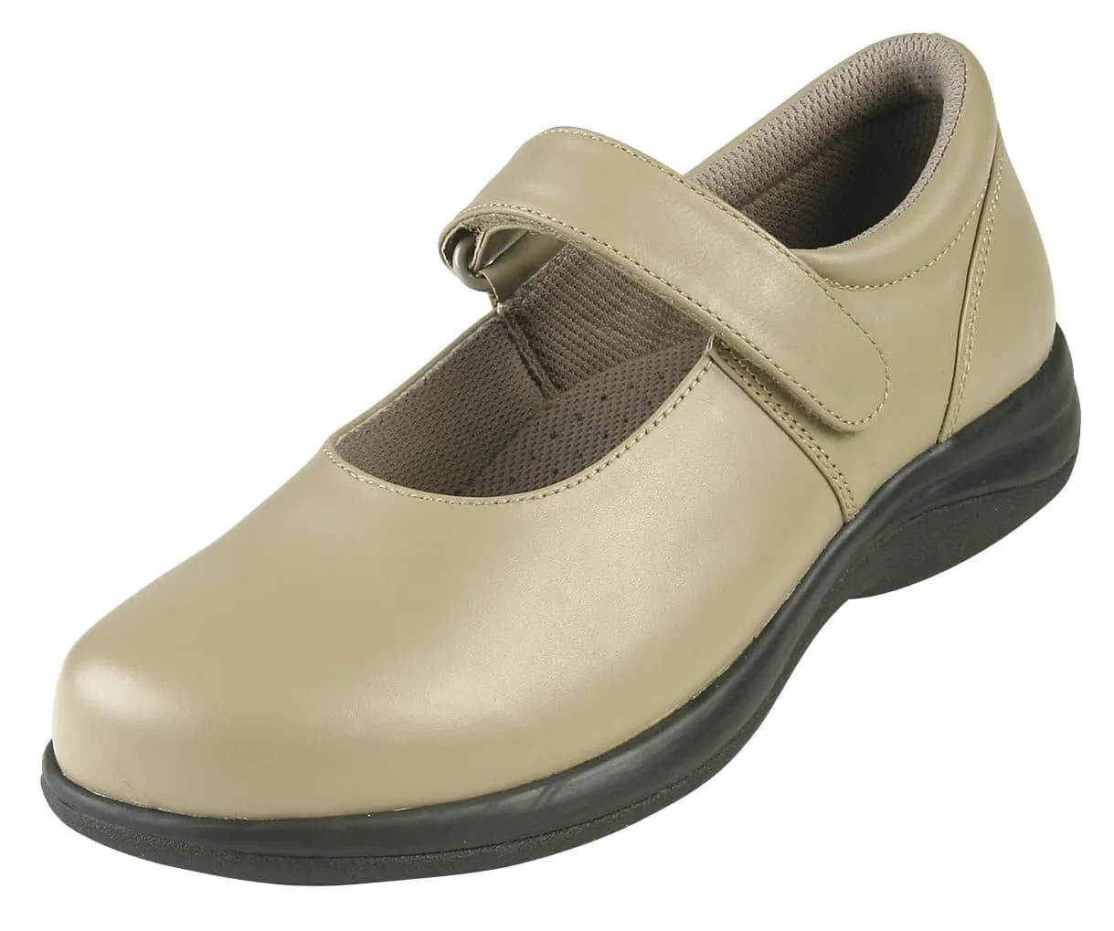 Medicool Nellie Leather Mary Jane Schuhe Schwarz 8.5 W