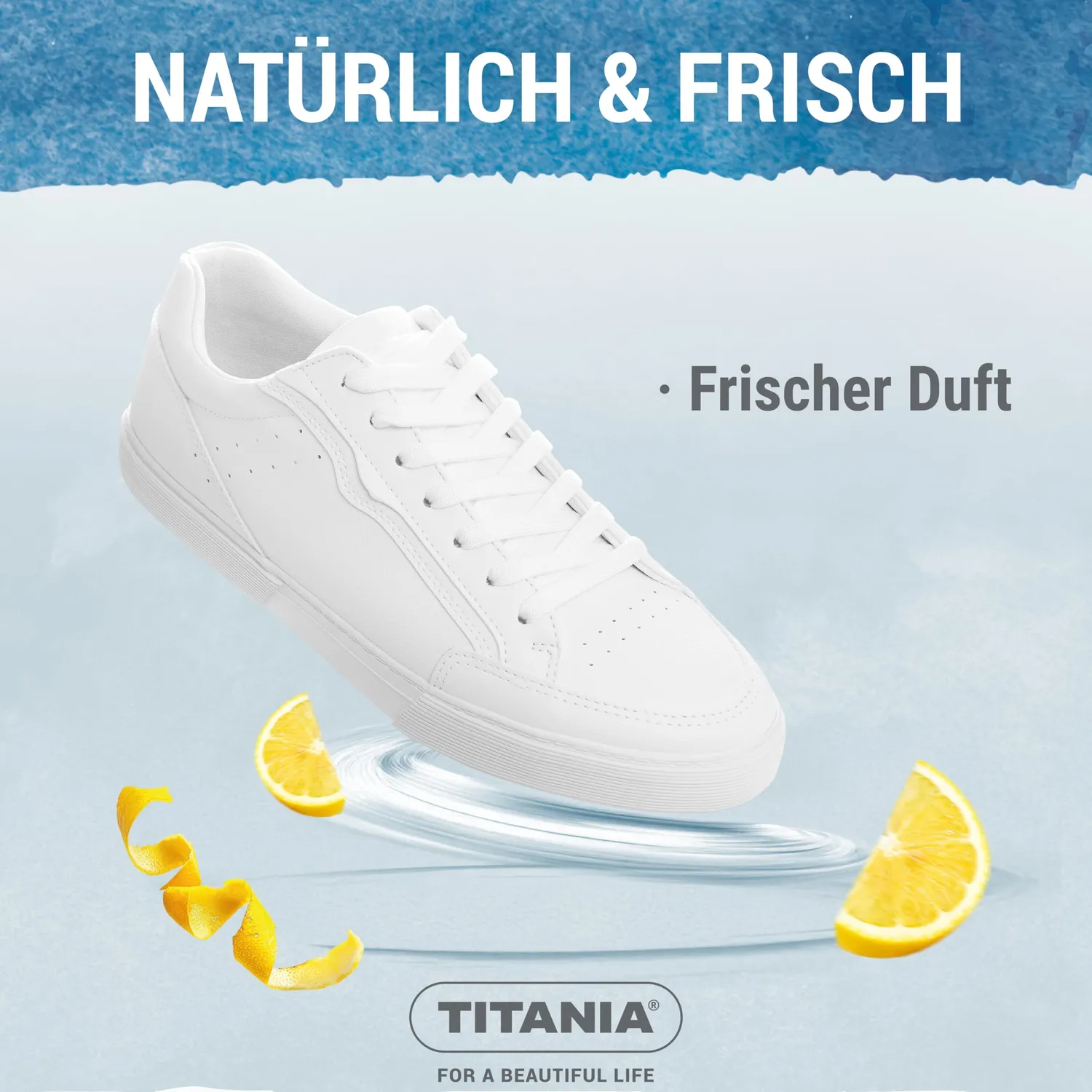 Titania Schuh Deo Spray Zitrone 150 ml vegan