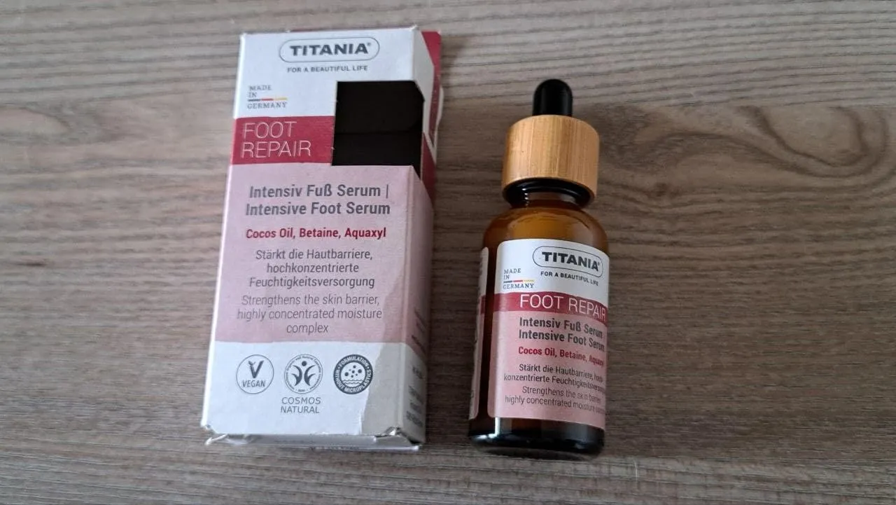 Titania Intensiv Fußserum 30 ml Kokosöl vegan