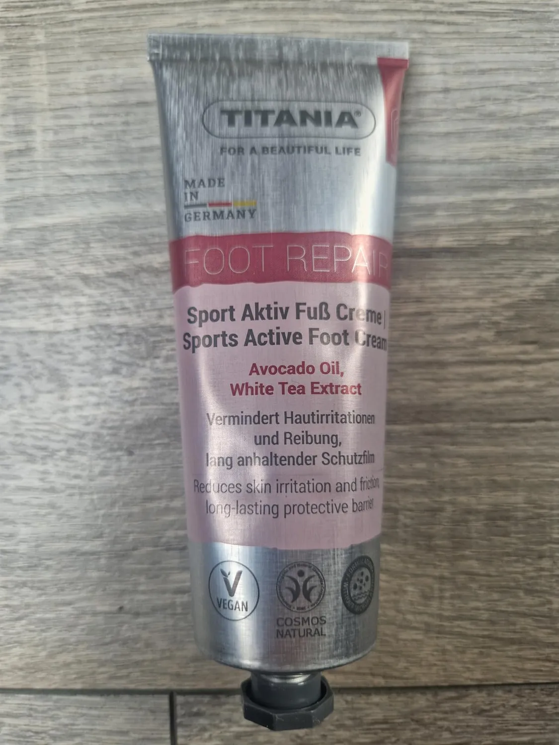 Titania Sport Aktiv Fußcreme 75 ml 2er Pack vegan