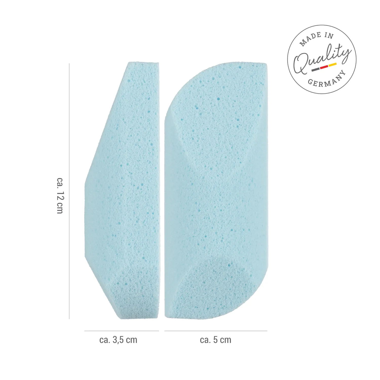 Titania Bimsschwamm antibakteriell blau 21g