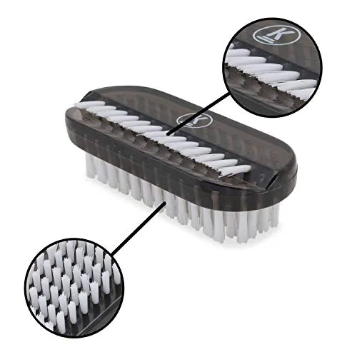 K-Pro Hand- Nagelbürste doppelseitig 4er Set Kunststoff