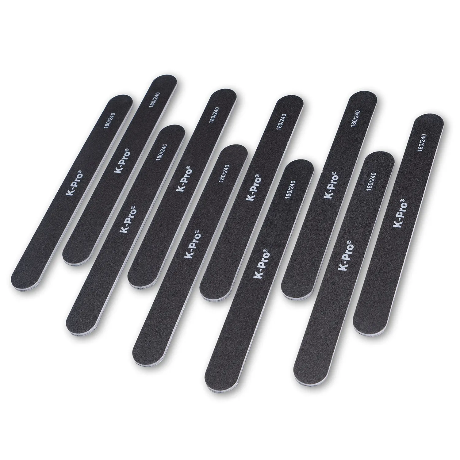 K-Pro Sandblatt Nagelfeile 180/240 10er Set