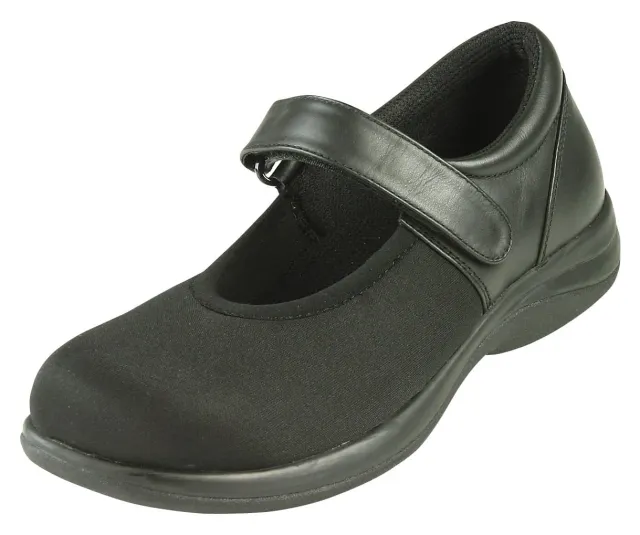 Medicool InStride Nellie Walking Schuhe schwarz Diabetiker