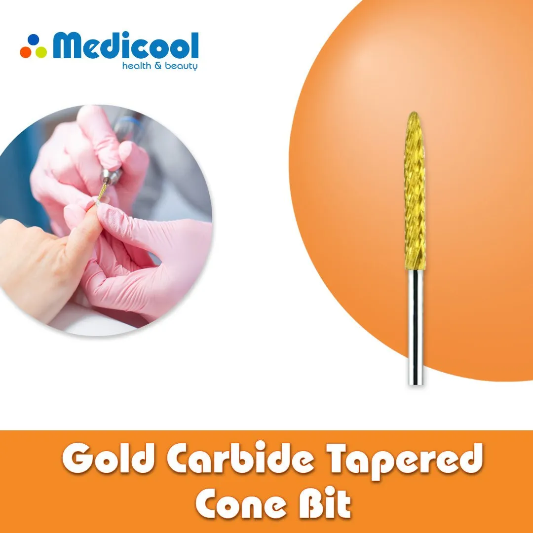 Medicool CC4 Gold Carbide Kegelbit einzeln