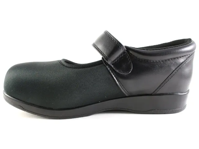 Medicool Pedors Mary Jane Therapeutischer Schuh Schwarz 8W