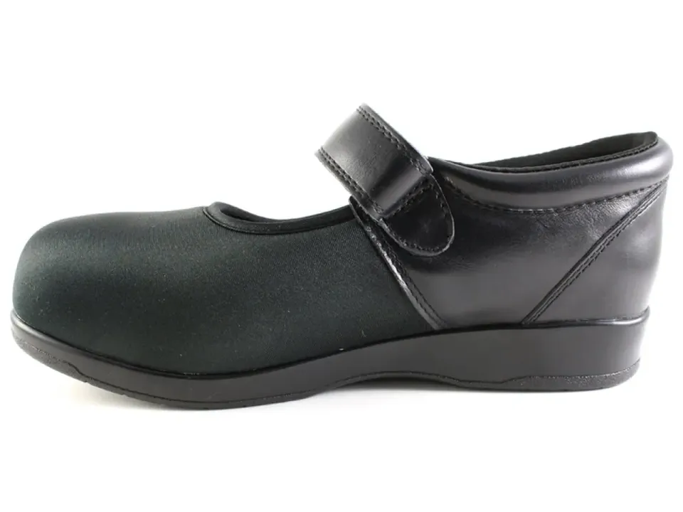 Medicool Pedors Mary Jane Therapeutischer Schuh Schwarz 8W