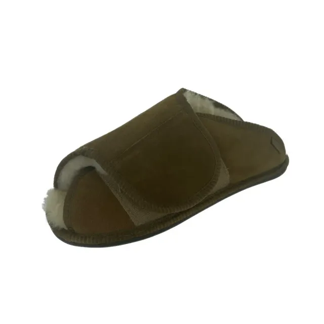 Medicool Sheepskin Casuals Side Wrap Hausschuhe Stoney 7-8