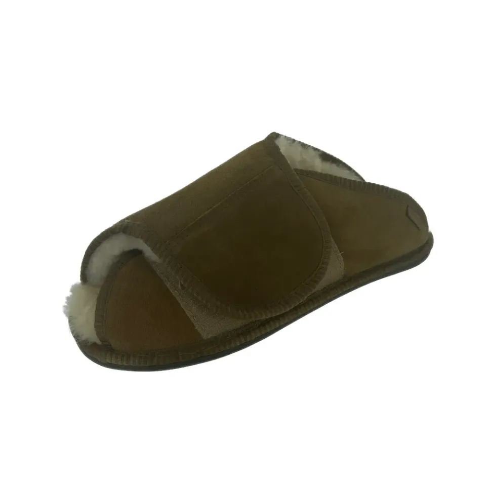 Medicool Sheepskin Casuals Side Wrap Hausschuhe Stoney 7-8