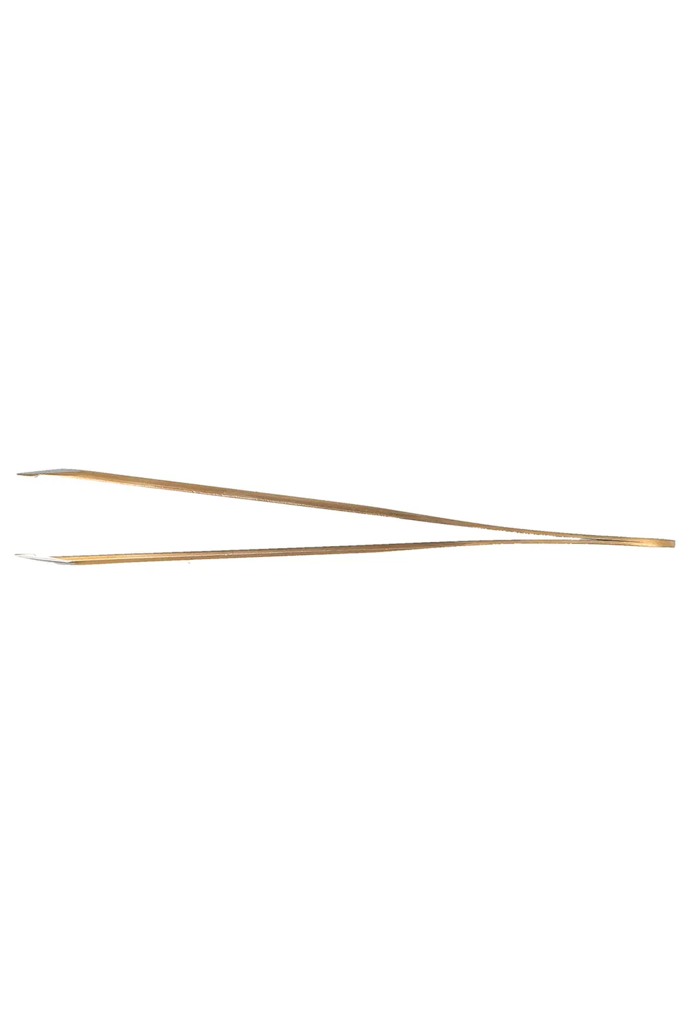 Nippes Solingen Pinzette Spitz 9,5 cm vergoldet