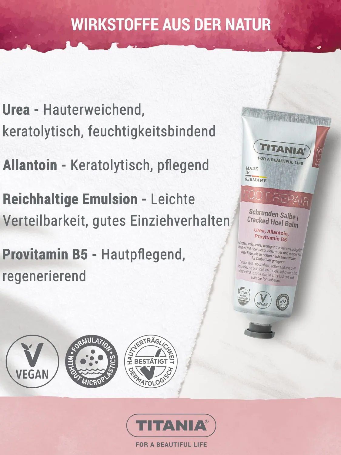 Titania Schrunden Salbe 25% Urea 75 ml 2er Pack