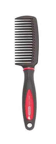 Titania Bürstenkamm Schwarz-Pink 22,5 cm Luftzirkulation