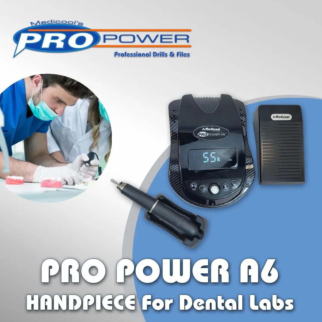 Medicool Pro Power A6 Mikromotor Poliergerät 55000 U/min