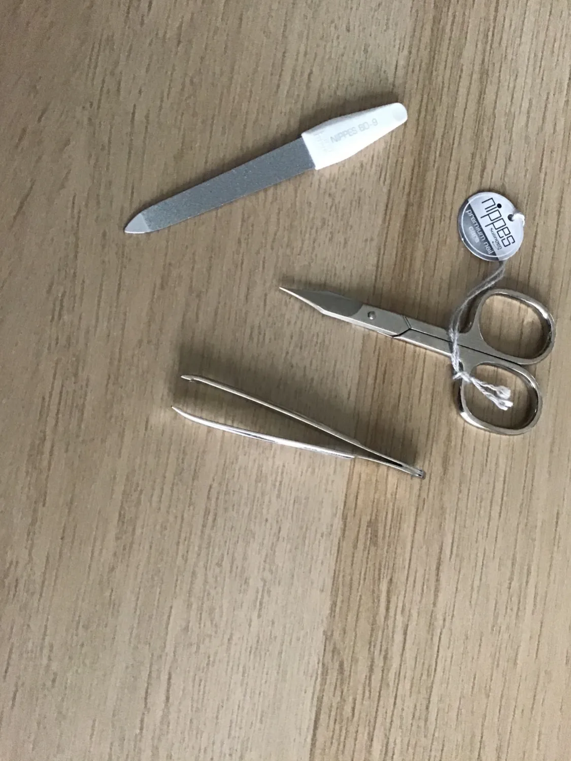 Nippes Solingen Premium Line Gap Maniküre Set 7-teilig beige