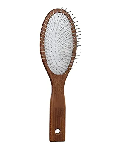 Nippes Classic Pneumatik-Haarbürste Buche Stahlstifte oval