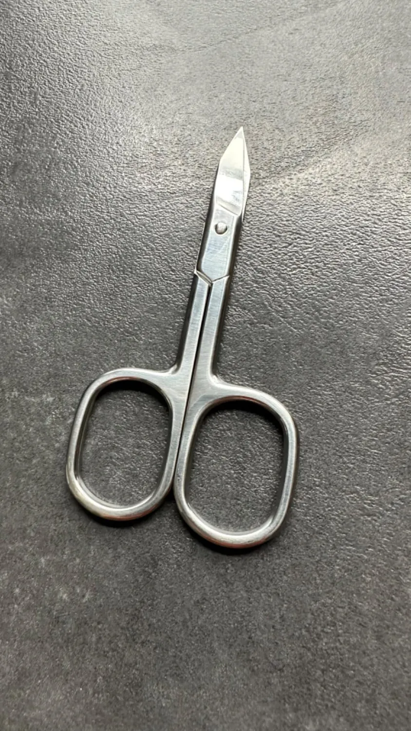 INXEN Profi Nagelschere gebogen Edelstahl rostfrei