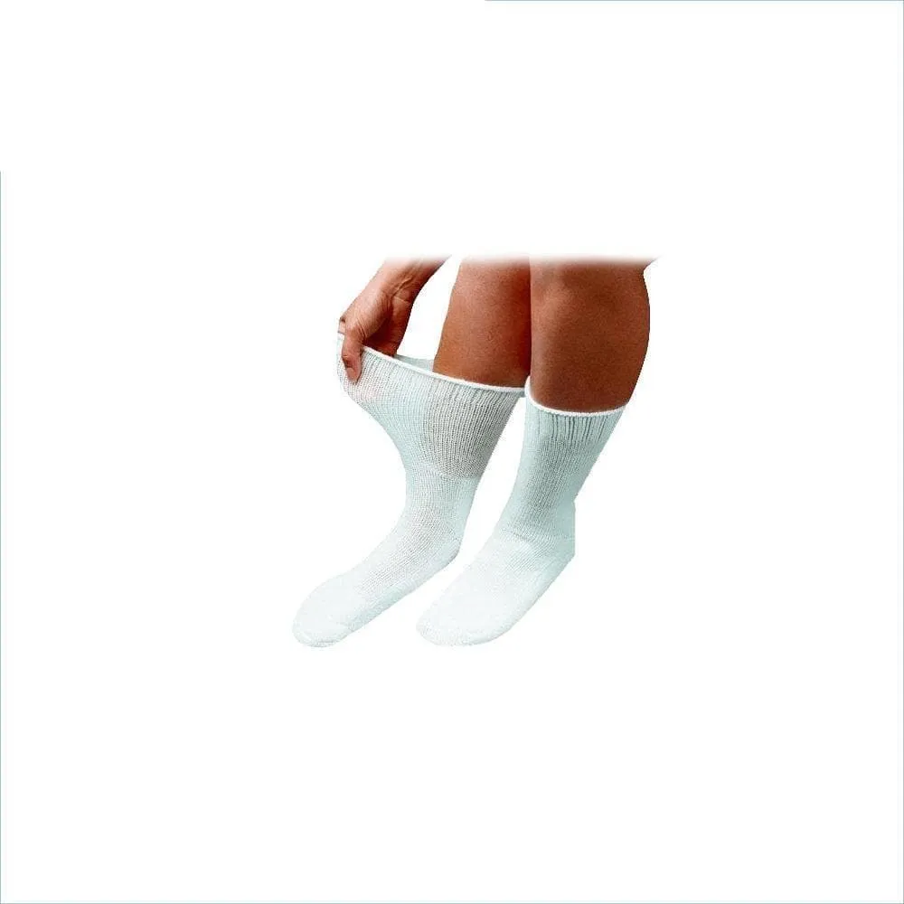 Medicool DiaSox Plus Diabetikersocken Weiß Single M