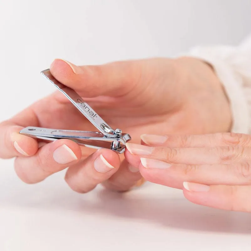 Canal Nagelknipser klein 6 cm vernickelt rund