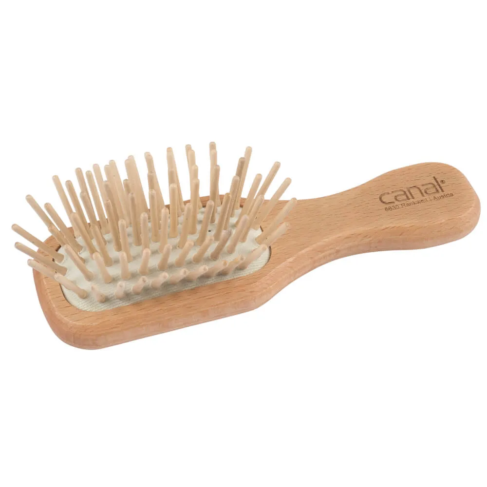 Canal Instrumente Haarbürste Holzstifte breit 22 cm