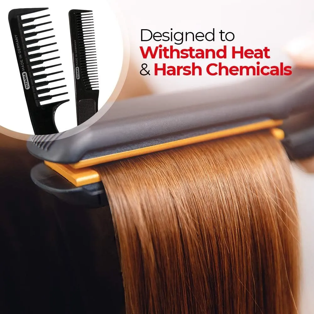 Titania Hair Toupierkamm 17,5 cm schwarz Volumen