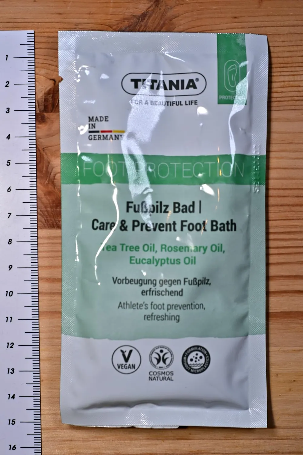 Titania Urea Fußbadesalz 25% 270 g Glas Mandelöl
