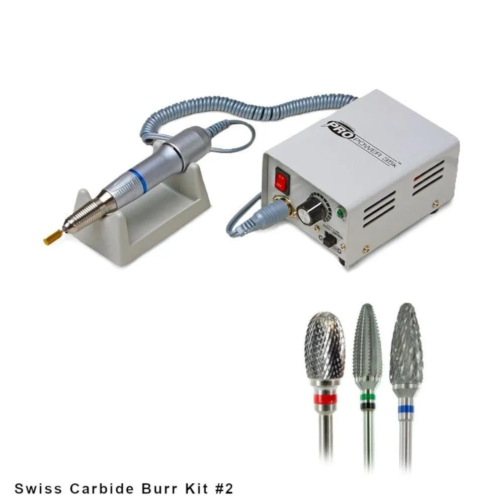 Medicool Pro Power 35K Nagelfräse Diamant Bit-Set 1 Profi