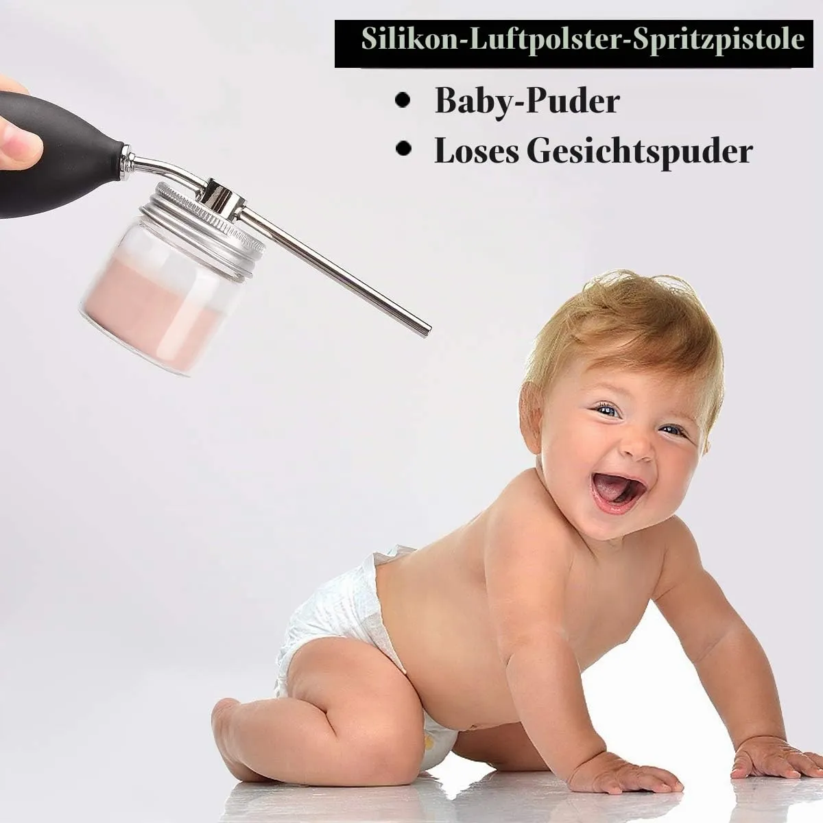Noverlife Puder-Sprayflasche Friseur Pumpzerstäuber