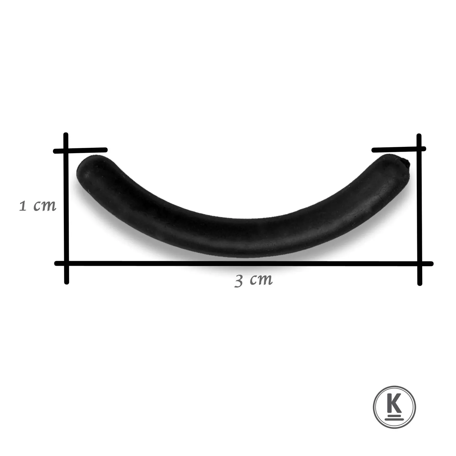 K-Pro Wimpernzange Ersatzpads Silikon 10 Stück schwarz