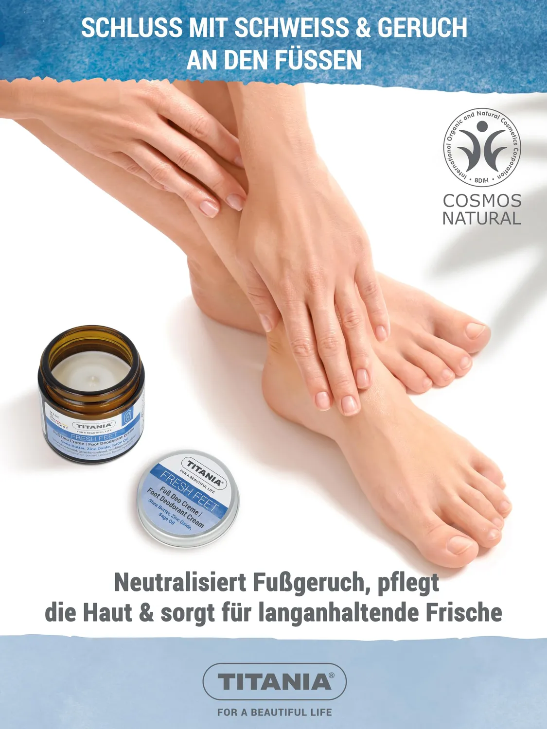 Titania Foot Fuß Deo Creme Citrus 40 ml vegan