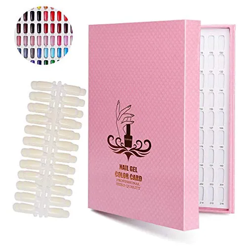 Noverlife 216 Nagel Farbkarte Buch Rosa 240 Tips