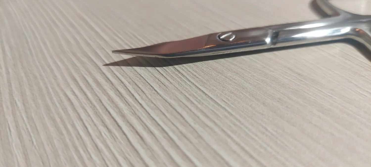 INXEN Profi Nagelschere gebogen Edelstahl rostfrei