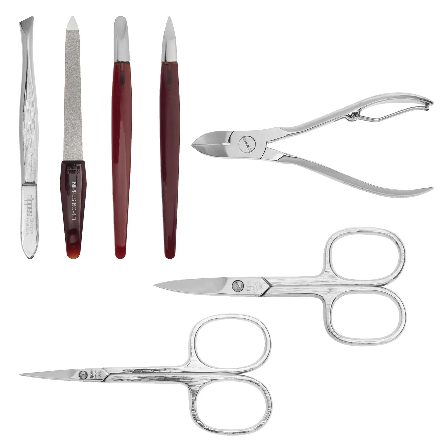 Nippes Solingen Premium Line Gap Maniküre Set 7-teilig beige