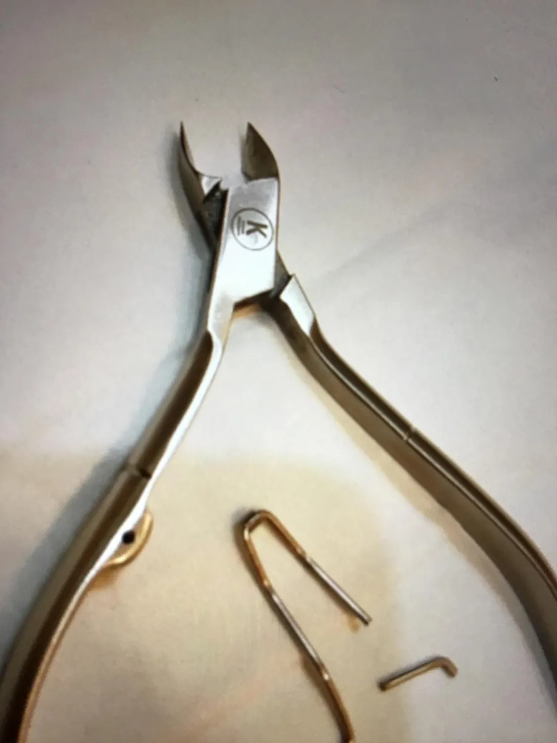 K-Pro Nagelhautzange Edelstahl 0,8 cm Schneide Maniküre