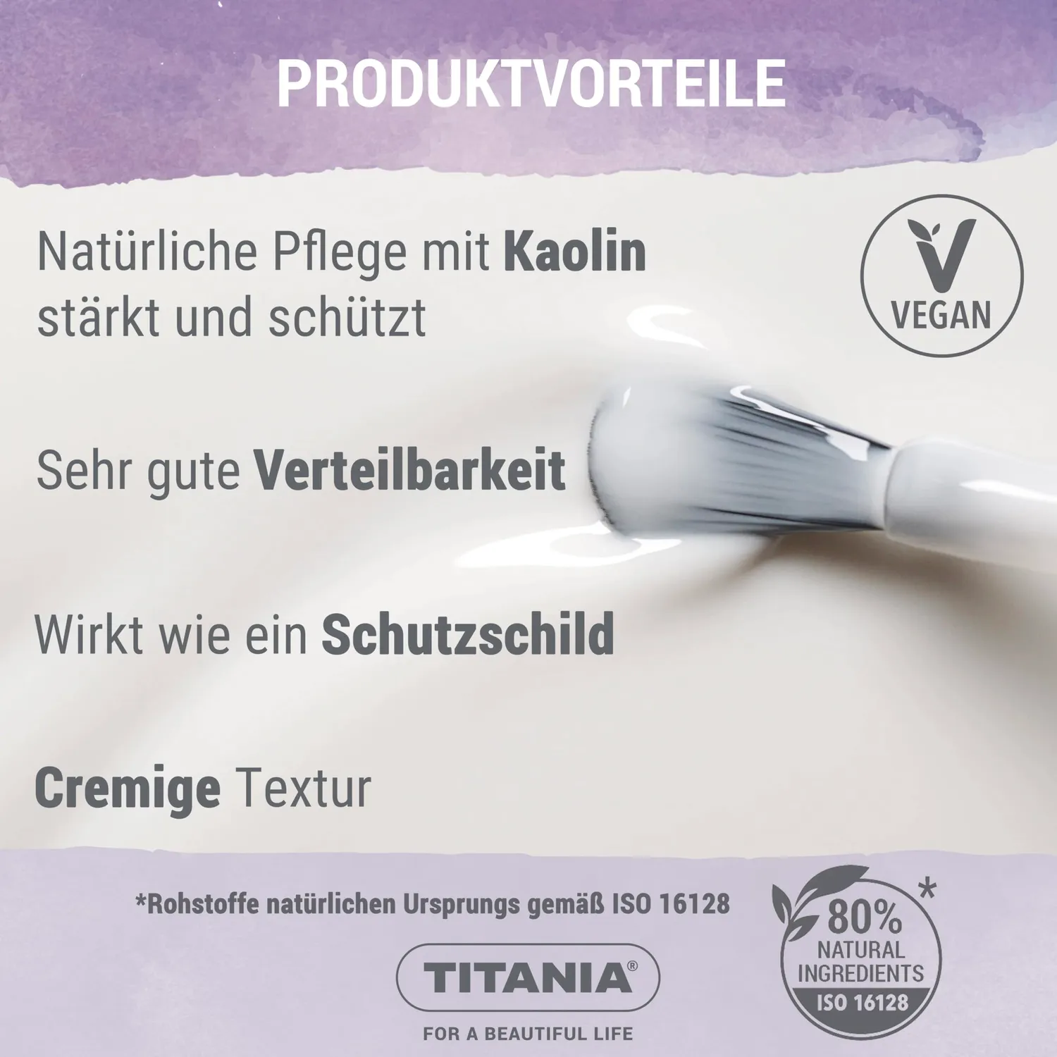 Titania Kaolin Nail Repair Nagellack 12 ml für brüchige Nägel