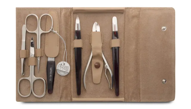 Nippes Solingen Premium Line Gap Maniküre Set 7-teilig beige