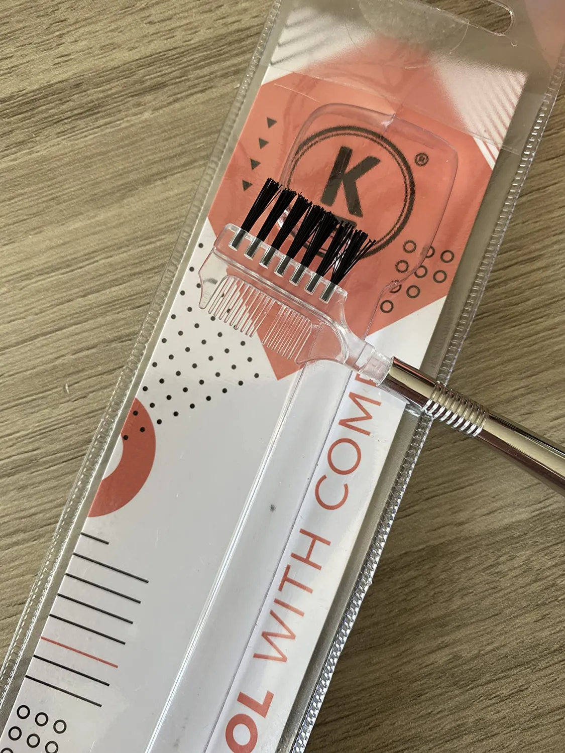 K-Pro Wimperntrenner Augenbrauenkamm Edelstahl