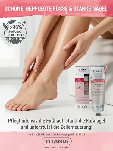 Titania Fuß- & Nagel Balsam 100 ml Sheabutter Biotin vegan