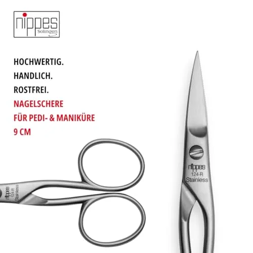 Nippes Solingen Classic 124R Nagelschere 9cm rostfrei