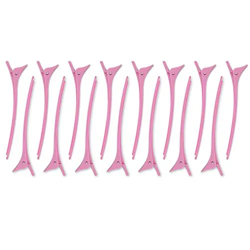 K-Pro Haarspangen Abteilklammern 15x pink 9cm