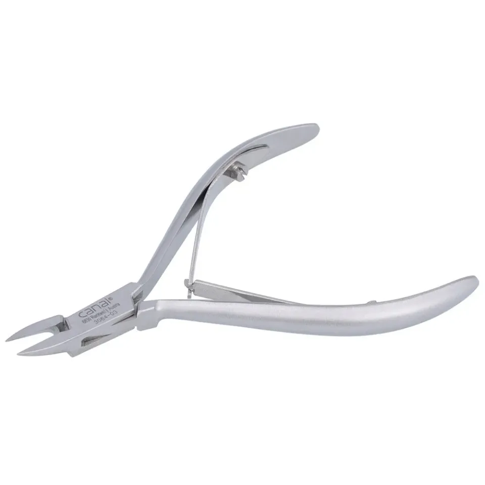 Canal Eckenzange Edelstahl flache Spitze 13 cm
