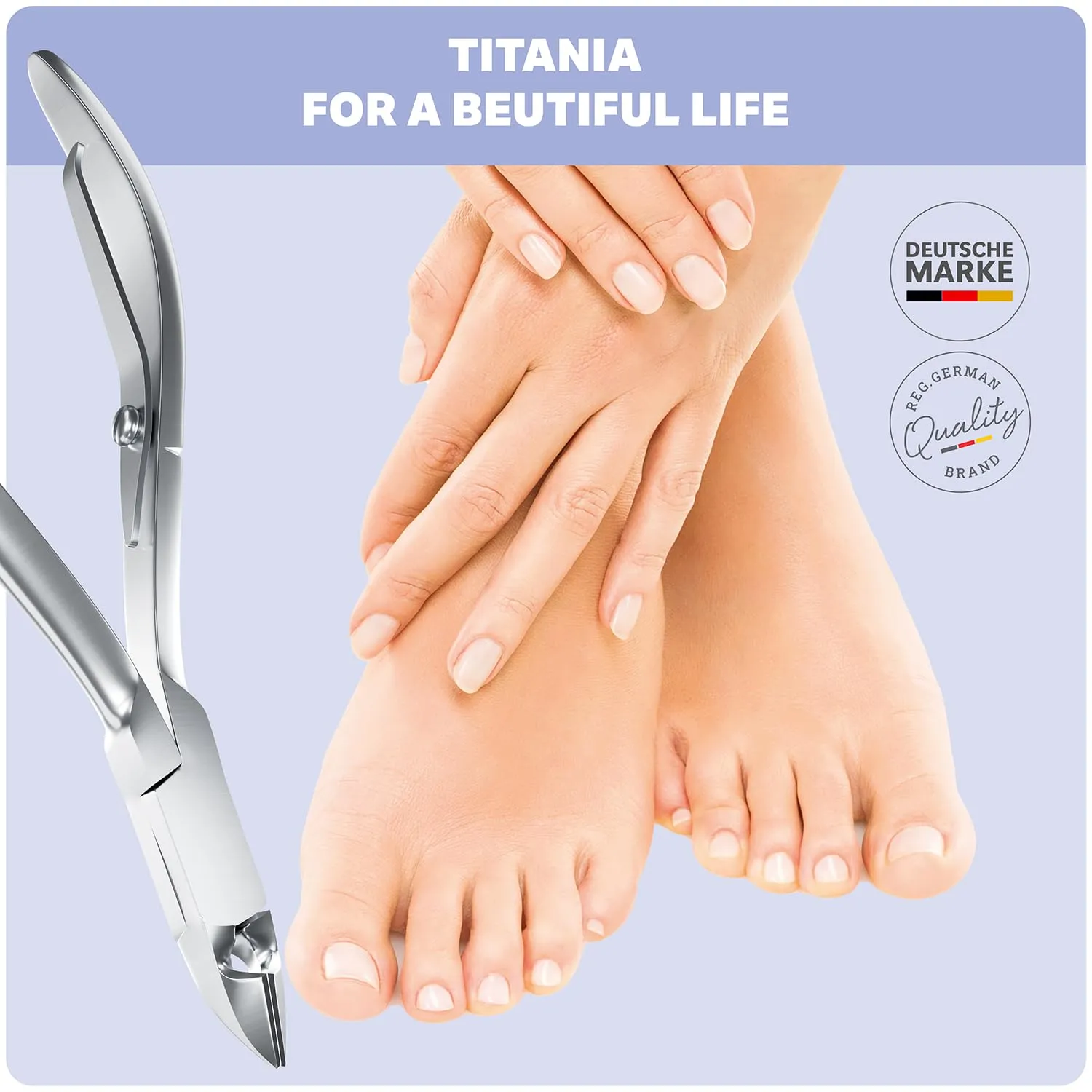 Titania Hands Nagelhautzange 10 cm Edelstahl Cutter
