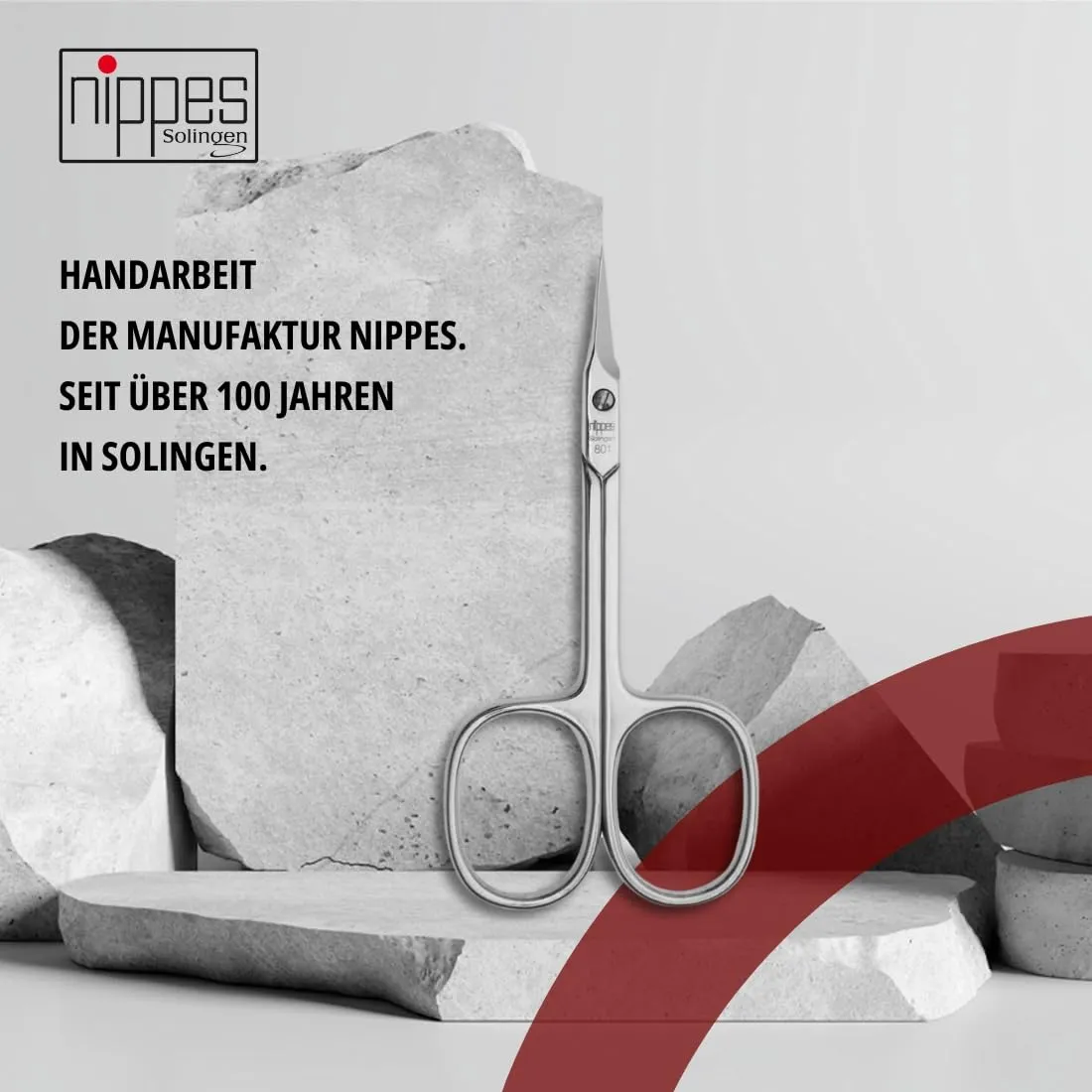 Nippes Solingen Classic Nagelhautschere 9 cm Turmspitze
