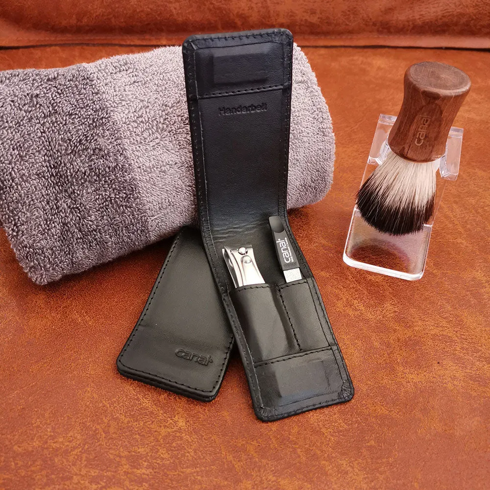 Canal Maniküre-Set Leder 2-teilig schwarz