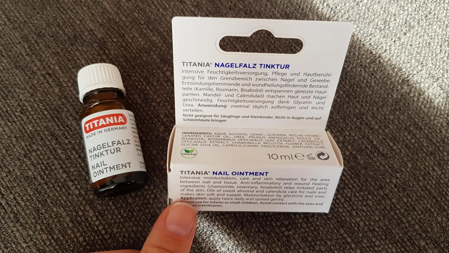 Titania Nagelsalbe Eingewachsene Zehennägel 10 ml